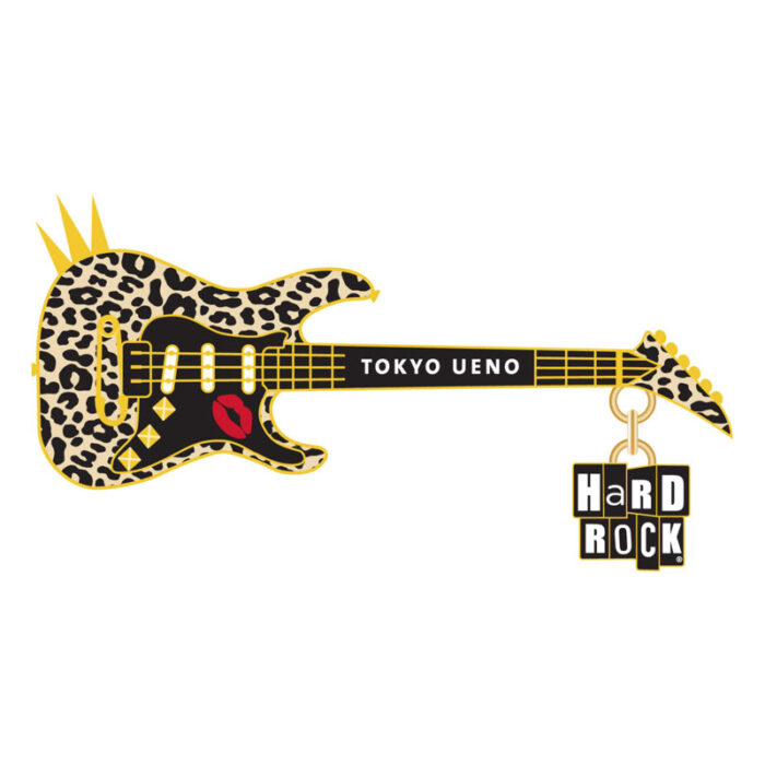 上野店限定 : Punk Leopard GUITAR Pin | Hard Rock Cafe Japan