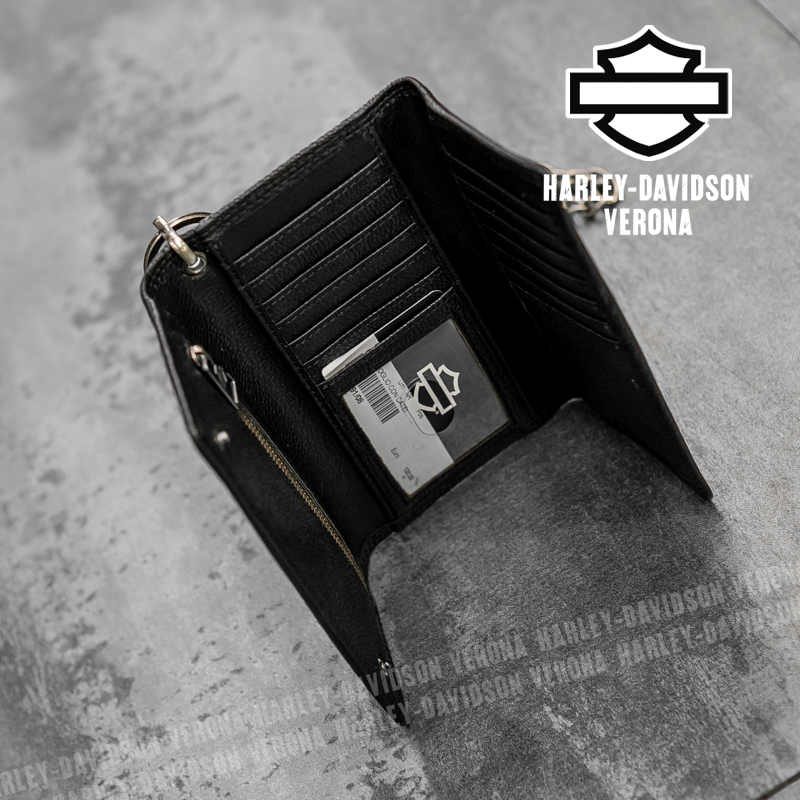 Harley-Davidson® Trucker Willie G Skull Chain Wallet | MWM091/08