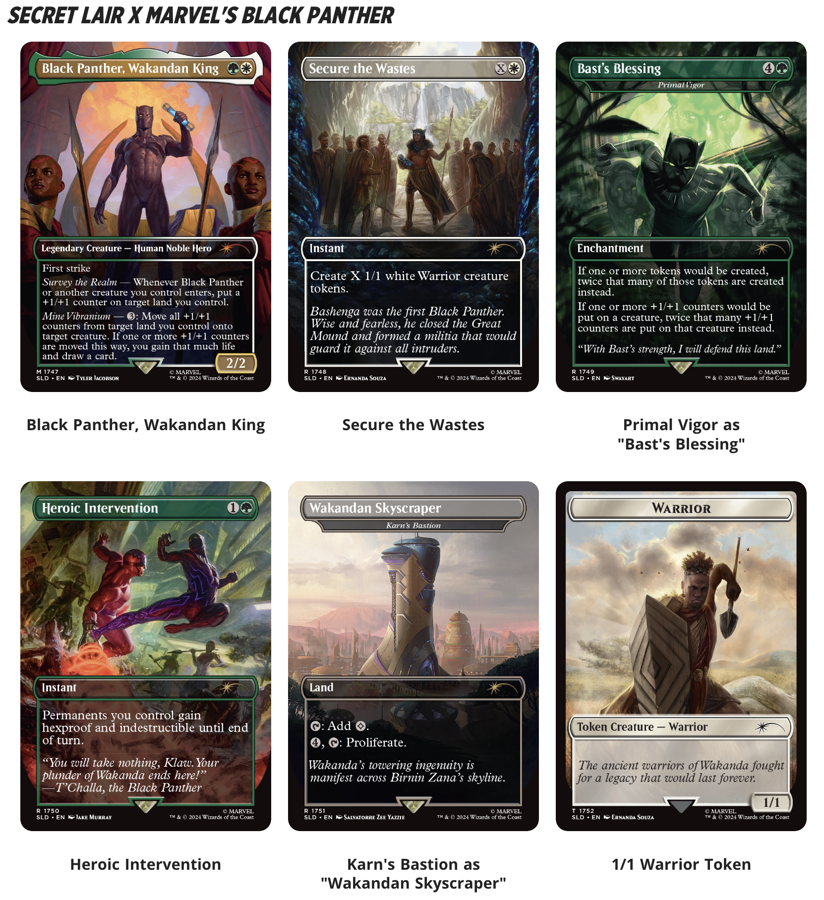 Secret Lair】Marvelのヒーローとコラボしたカード色々！「Marvel