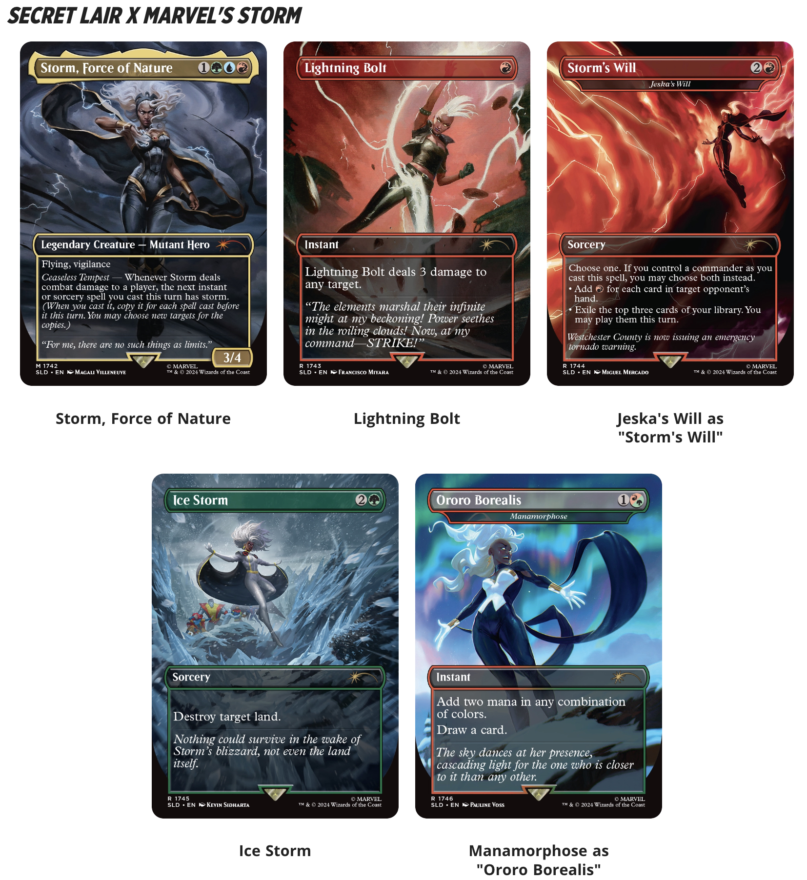 Secret Lair】Marvelのヒーローとコラボしたカード色々！「Marvel