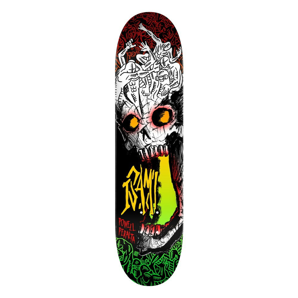 8.0in x 31.45in ISAMU YAMAMOTO SKULL SKATEBOARD DECK SHAPE 242