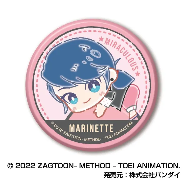 ハセ・プロ｜ミラキュラス レディバグ&シャノワール はぐみーつ CANバッジ
