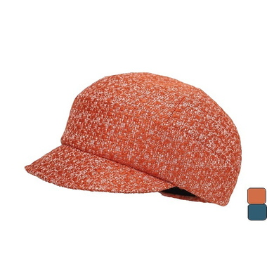 送料無料】DAKSダックス レディース スラブ糸ツイード キャスケット