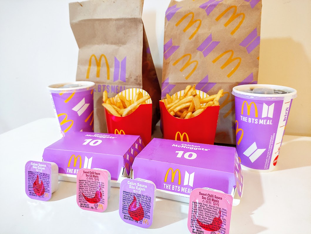 日本未発売！BTS(防弾少年団)とマクドナルドのコラボセットが発売開始