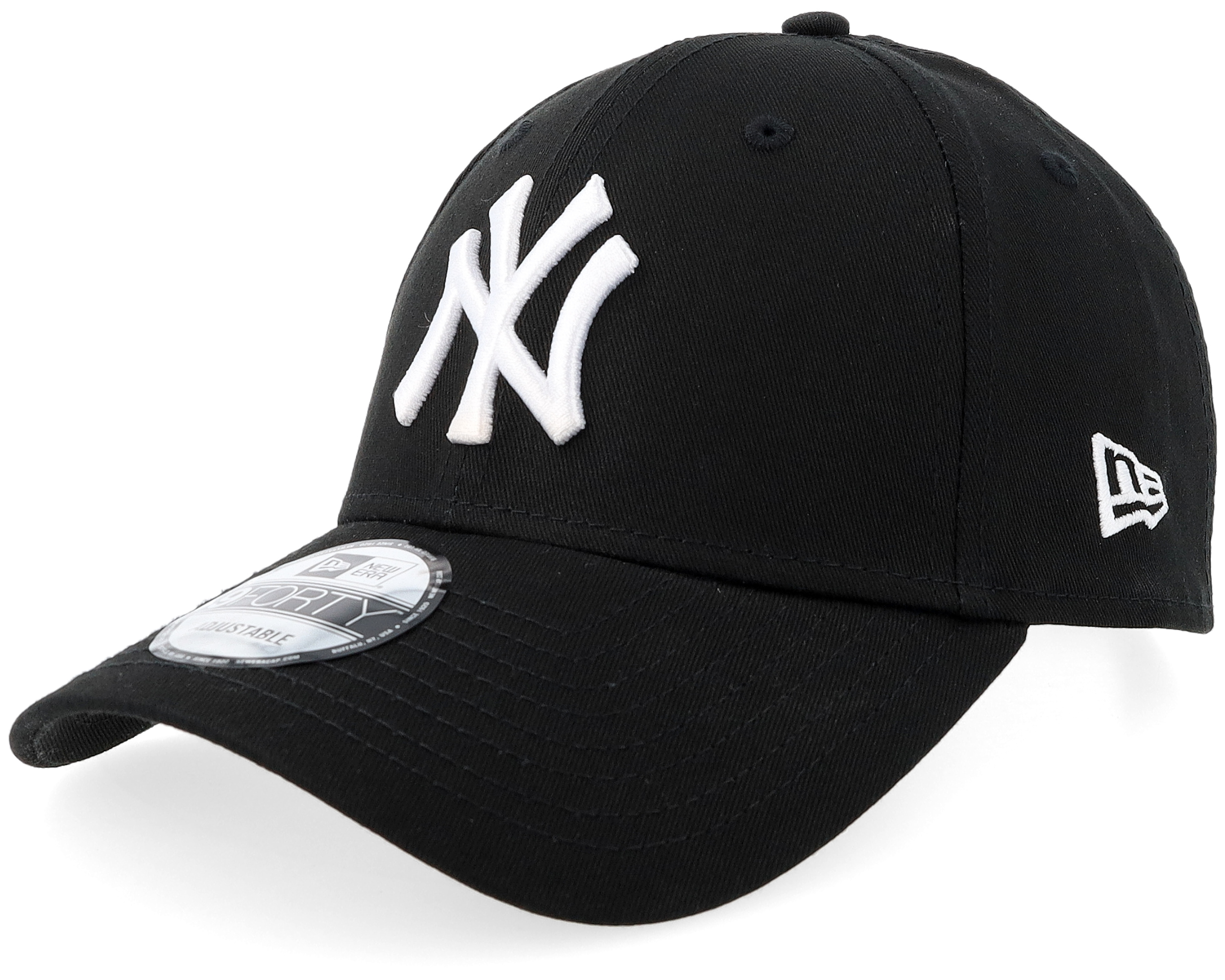 New York Yankees 9FORTY Basic Black Adjustable | Hatstoreworld.com