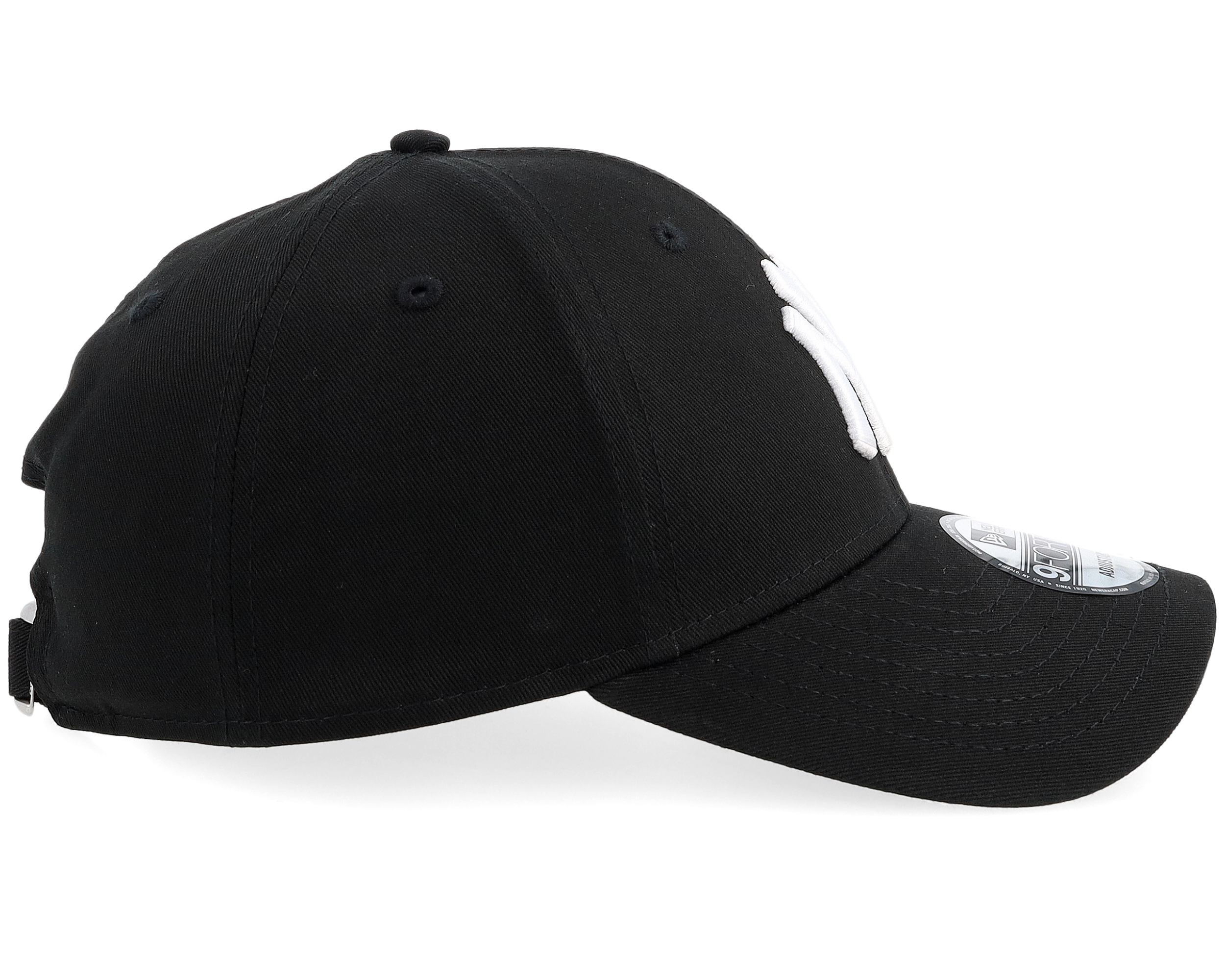 New York Yankees 9FORTY Basic Black Adjustable | Hatstoreworld.com