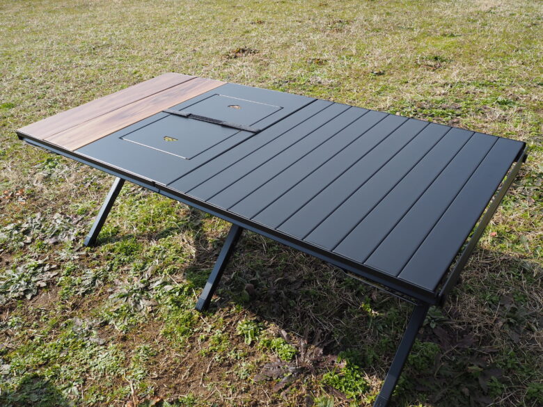 ラーテルワークス】ウッドパネルテーブル120はIGT規格で高級感がすごい