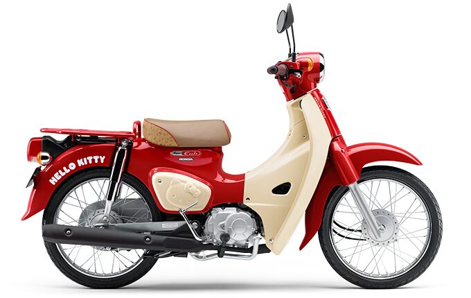 HONDA スーパーカブ50/110】ハローキティモデル受注期間限定販売中