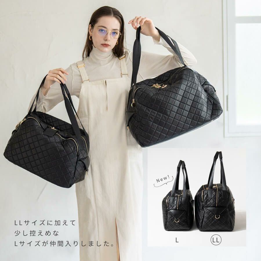 Loche Quilted Boston Bag ロシェキルティングボストン LLサイズ【第2