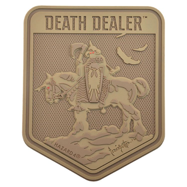 Death Dealer™ Frank Frazetta: Licensed Artwork Rubber Patches by