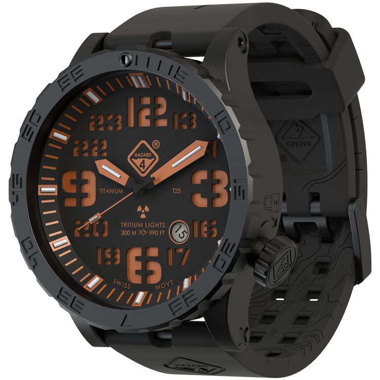 Heavy Water Diver® Agent Orange: Titanium Tritium Dive-Watches by