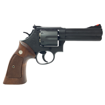 マルシン S&W M586 木製グリップ HW ブラック（ガスガン リボルバー