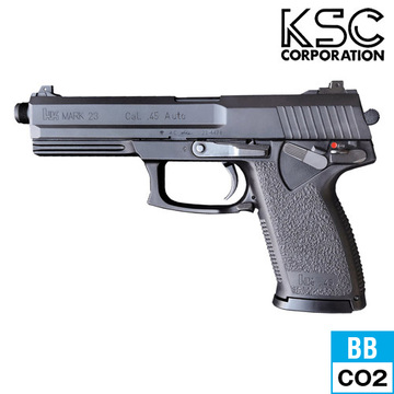KSC MK23 コマーシャル ABS ブラック（CO2 ブローバック）｜ハンドガン