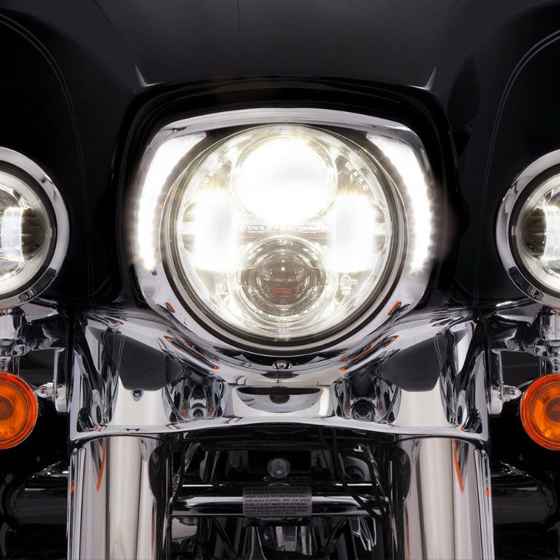ハーレー、ツーリング用 ヘッドライト・リング（光る）｜ハーレー