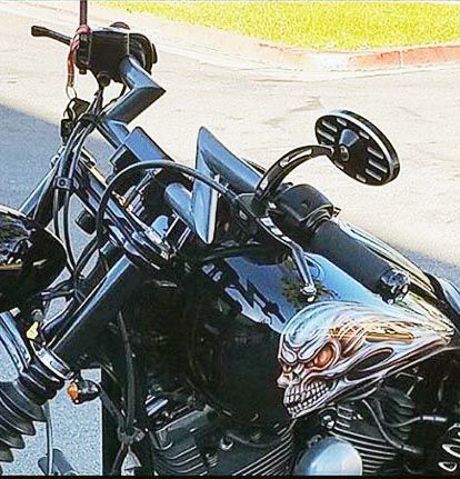 LA Choppers アウトローZ・Zハンドルバー 1.25インチ クローム