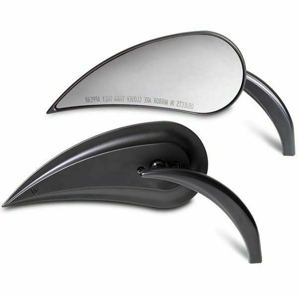 アレンネス ラッドII ティアドロップ・ミラー ブラック 右 |ハーレー