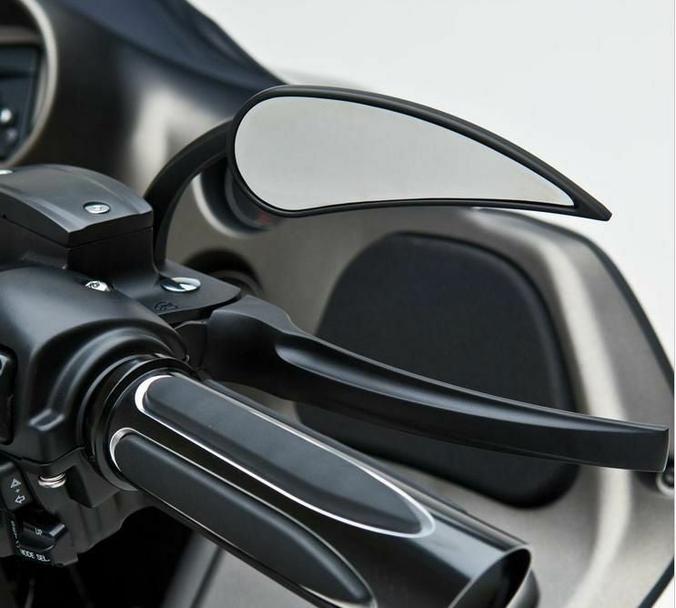 アレンネス ラッドII ティアドロップ・ミラー ブラック 右 |ハーレー