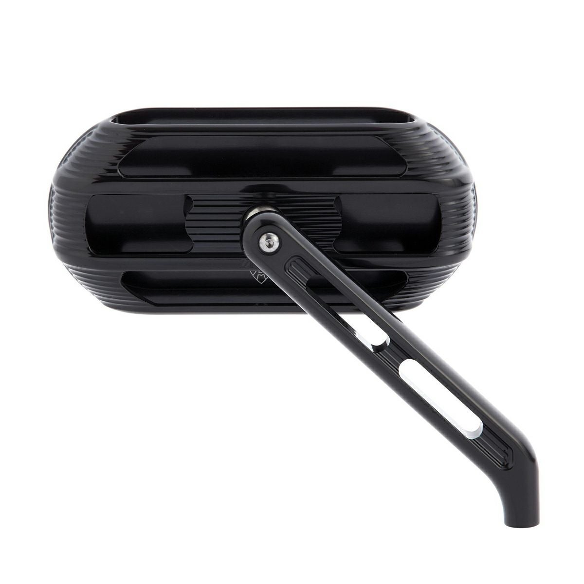 KEN'S FACTORY ラピッドシリーズ リブドデザイン ミラー 左用 ブラック