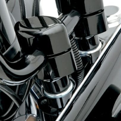 ハーレー用 ハンドル・ライザー ブラック・ストレート