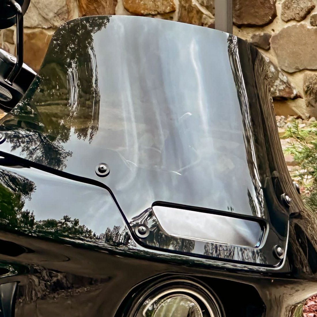 クロックワークス KOLOR FLARE ウインドシールド 8インチ ブロンズ