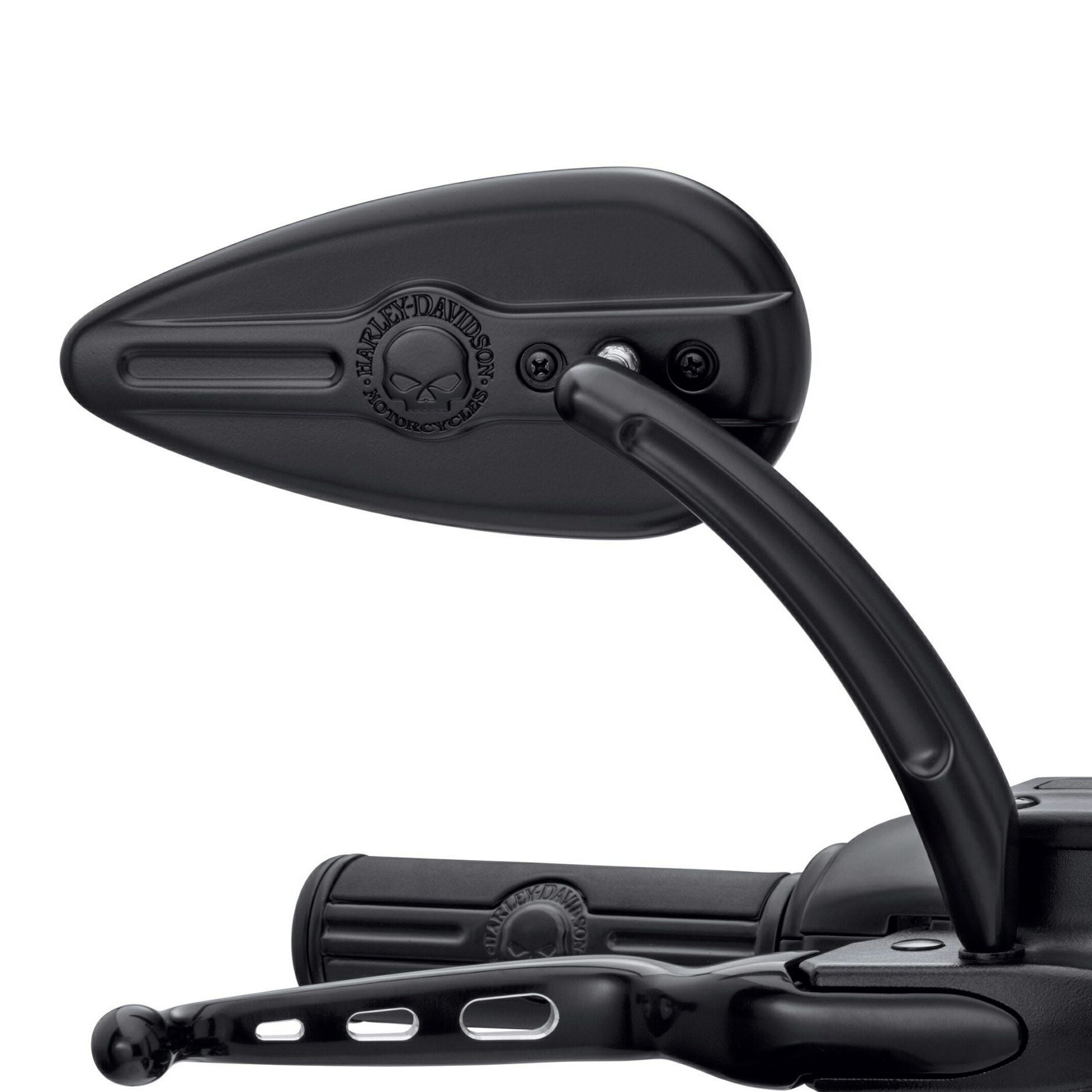 ハーレー用 エンパイア ミラーセット ブラック/シルバー |ハーレー