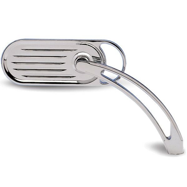 Arlen Ness サイドキック・ Forgedミラー ブラックアノダイズ 左用