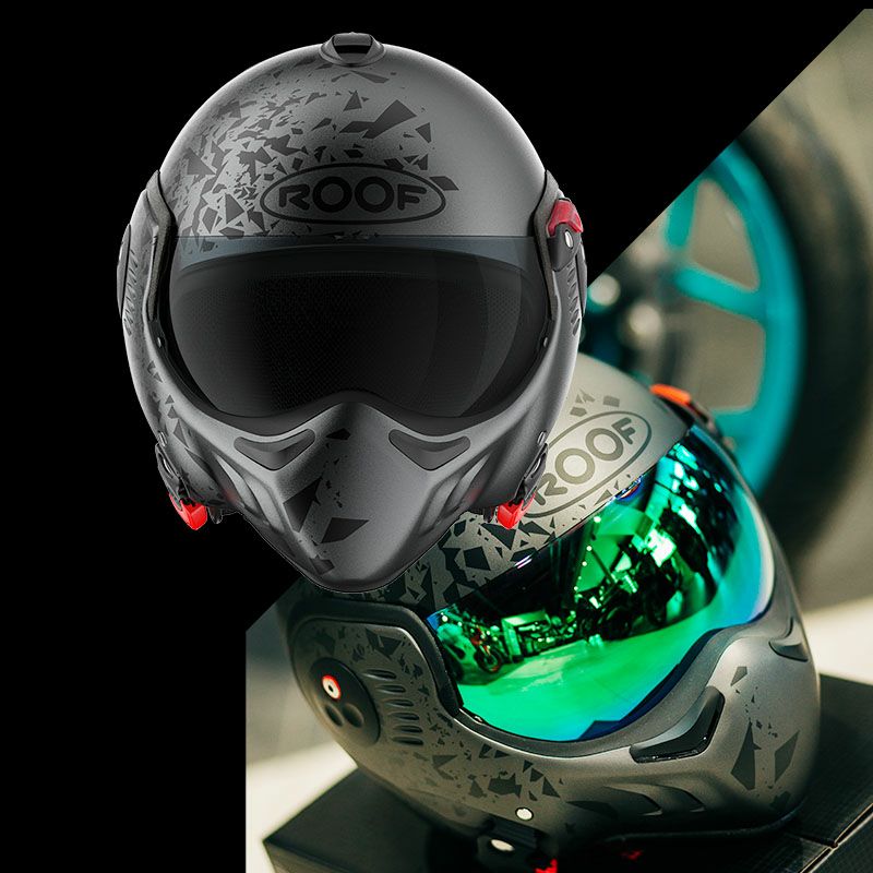 Boxer アルファ システムヘルメット メタル ROOF |ハーレーパーツ専門