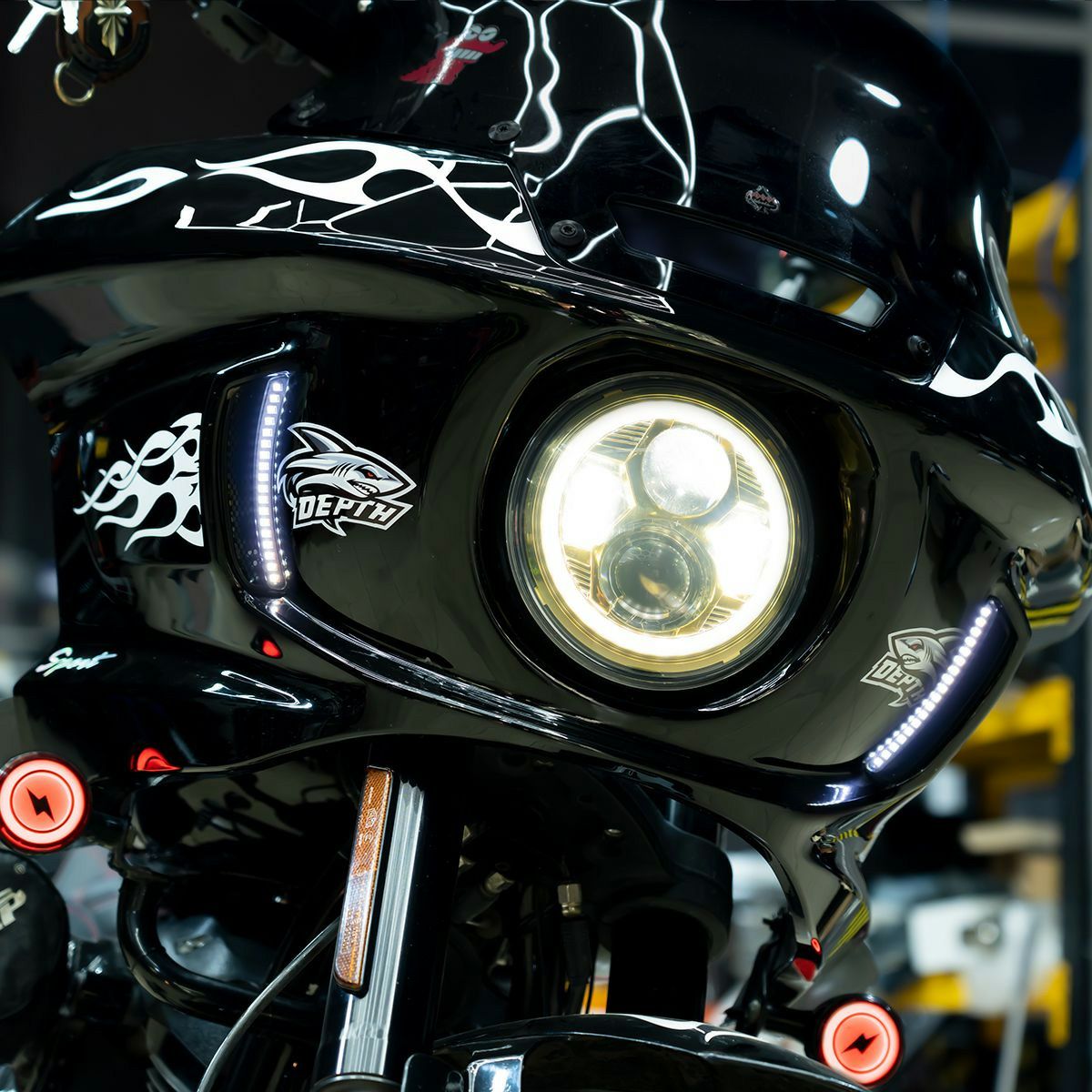 ローライダーST、エルディアブロ LEDフェアリングベントライト