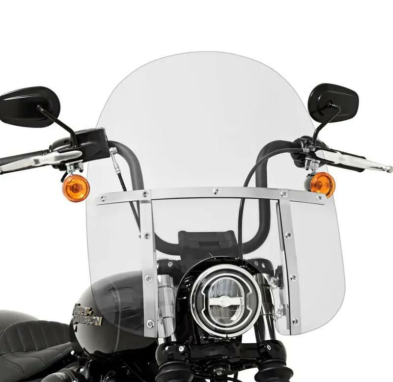 メンフィス FAT ウインドシールド クリア 19インチ |ハーレーパーツ