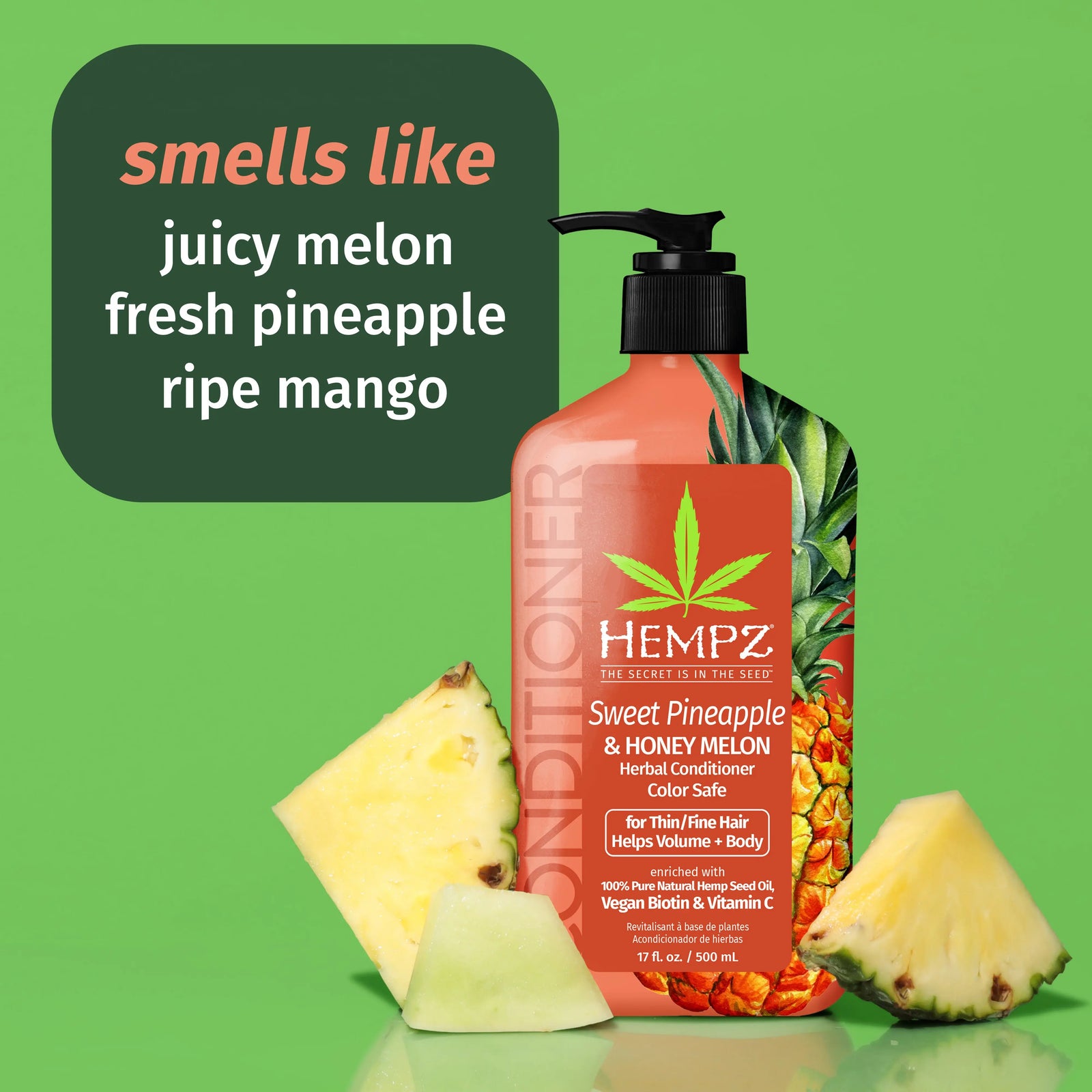 Hempz Sweet Pineapple & Honey Melon Herbal Conditioner with Vegan