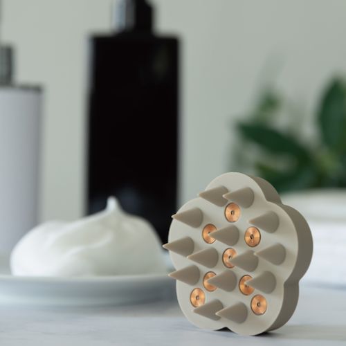 G-ZERO COIL マイクロカレント】 イオン シャンプーブラシ(原末石鹼