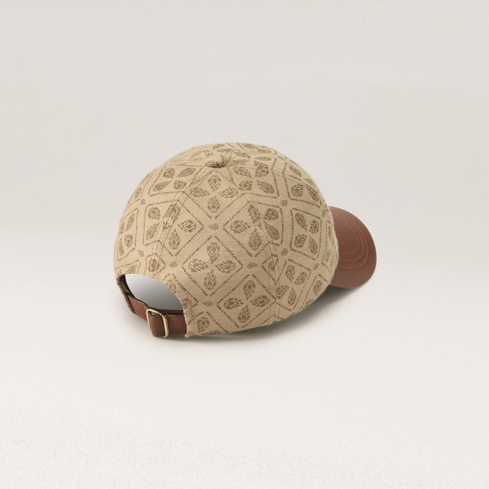 Buy Kennedy Jacquard Cap - Jacquard Latte - Helen Kaminski