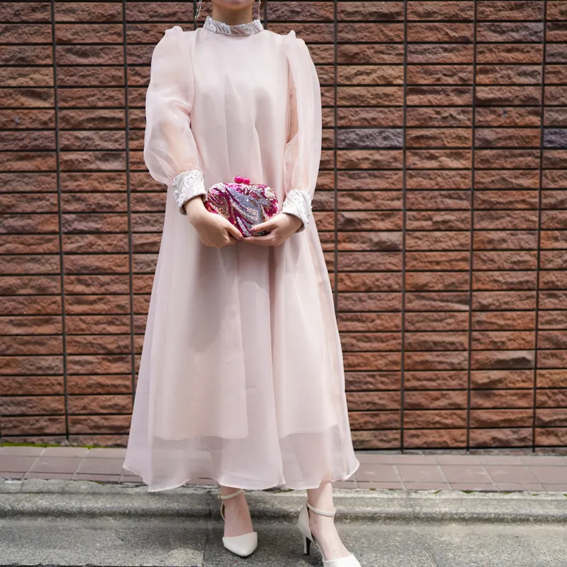 Acka.（エーシーケーエー）sheer over one-piece（ベージュ/2