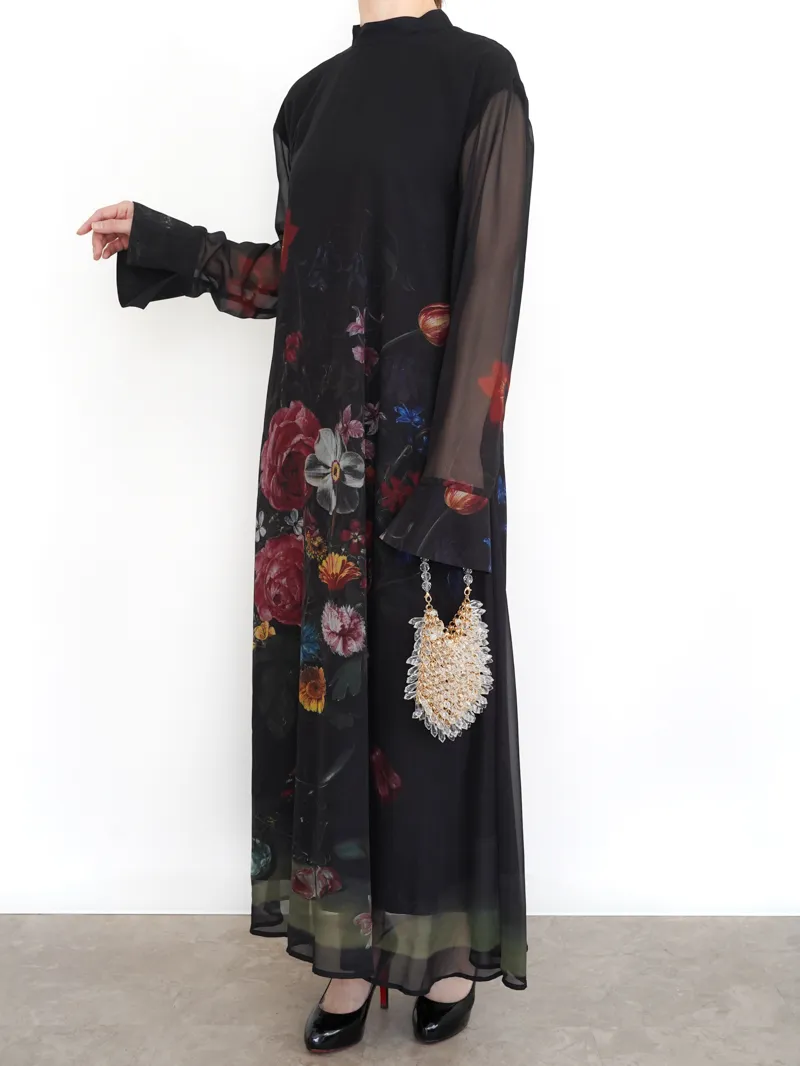 Ameri VINTAGE（アメリ ヴィンテージ）THE MET FLOWER DRESS（ブラック