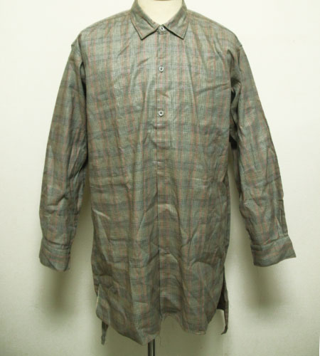 新品] 60's フランス製 デッドストック ELTVA グランパシャツ ： ls