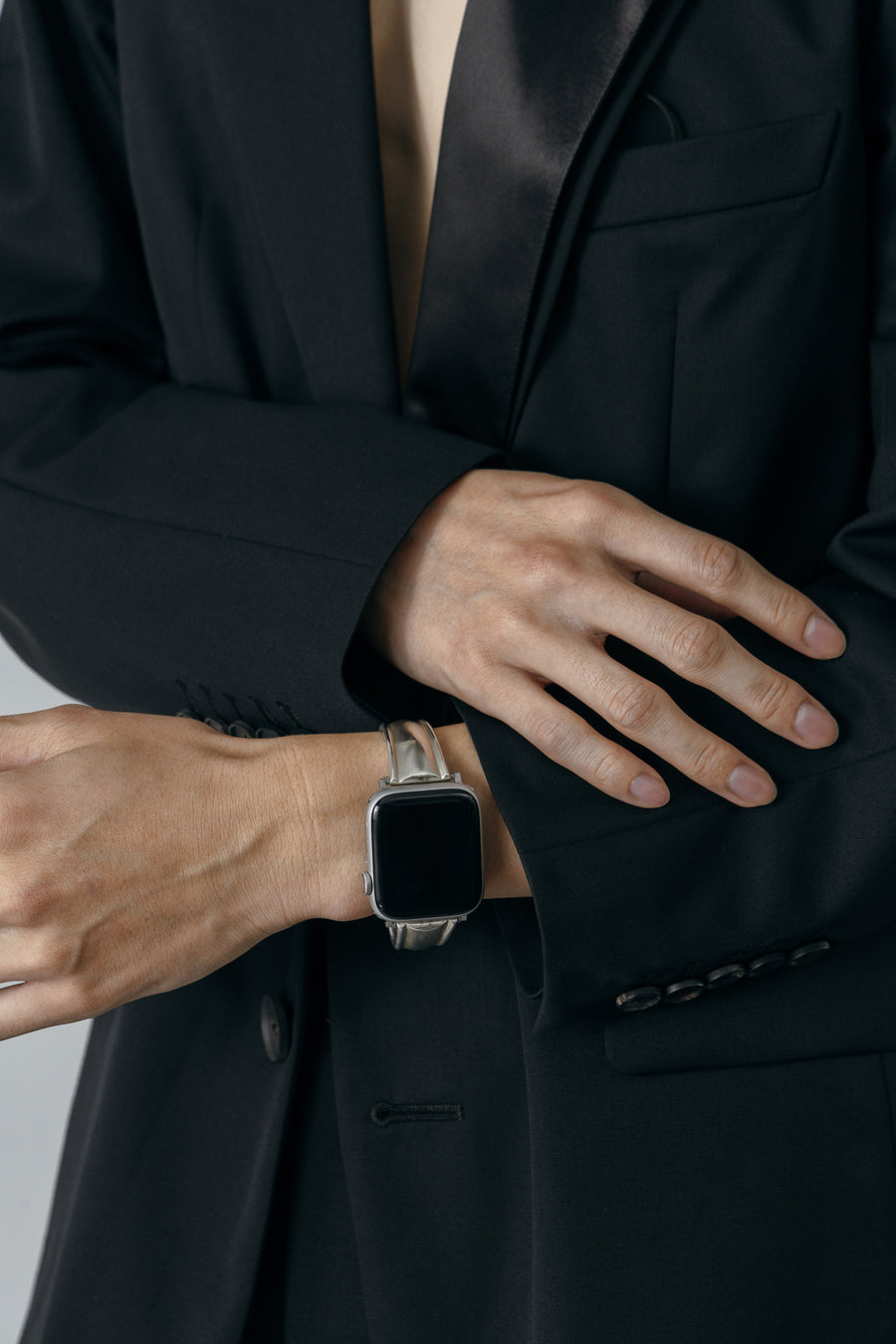 Apple Watch vintage - like silver band – h'eres