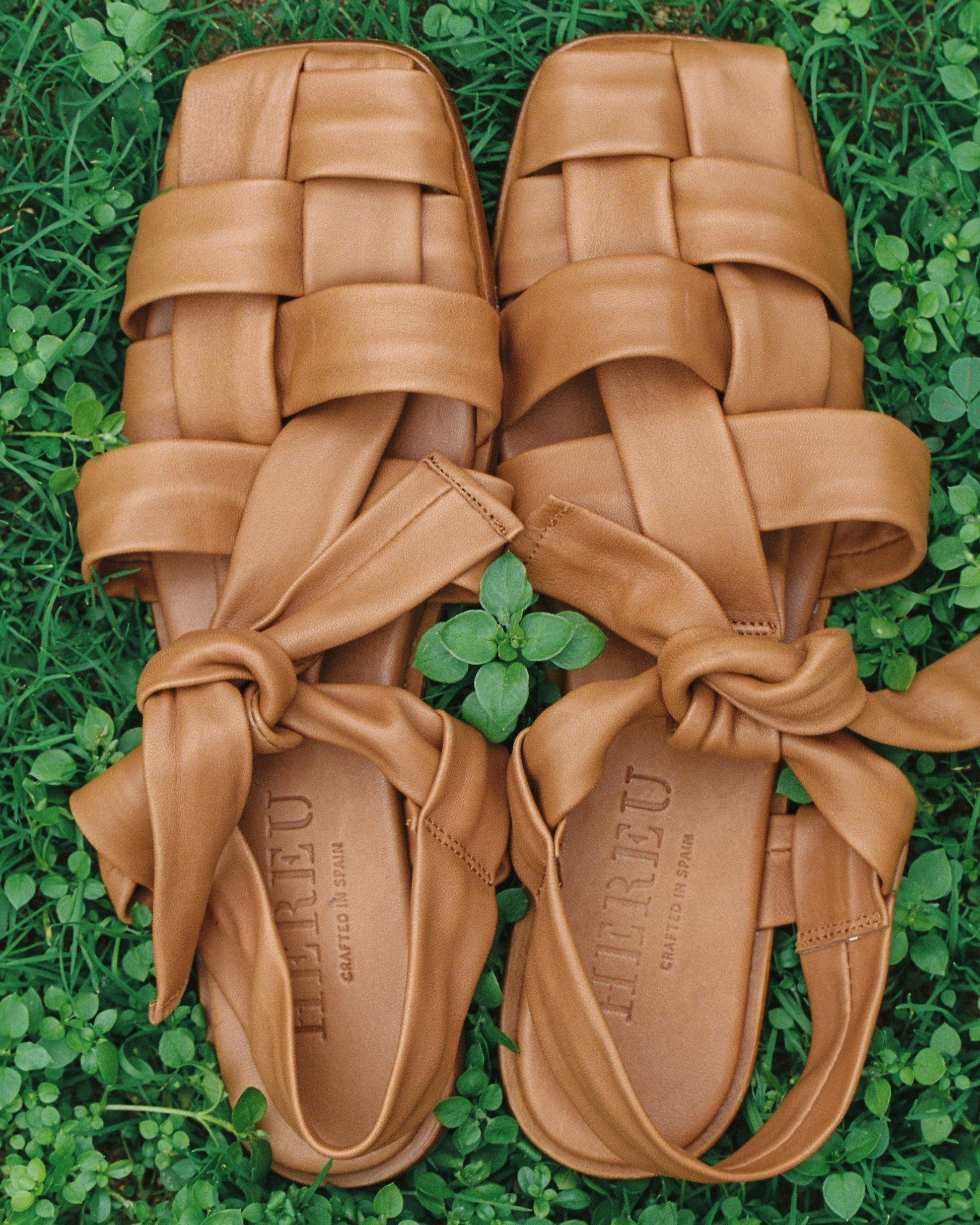 BENA - Interwoven Knotted T-bar Sandal – Hereu Studio