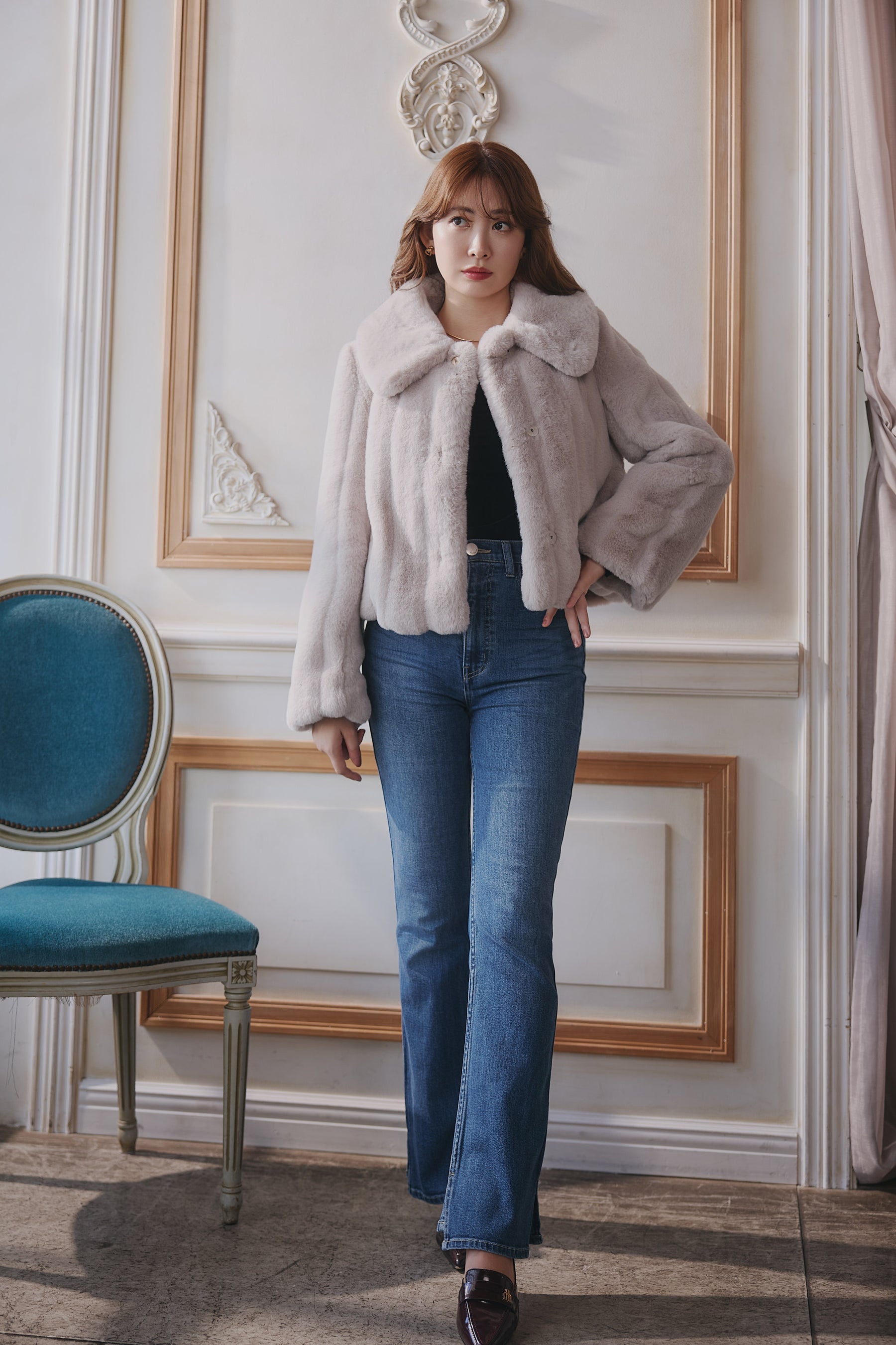 Winter Love Faux Fur Coat