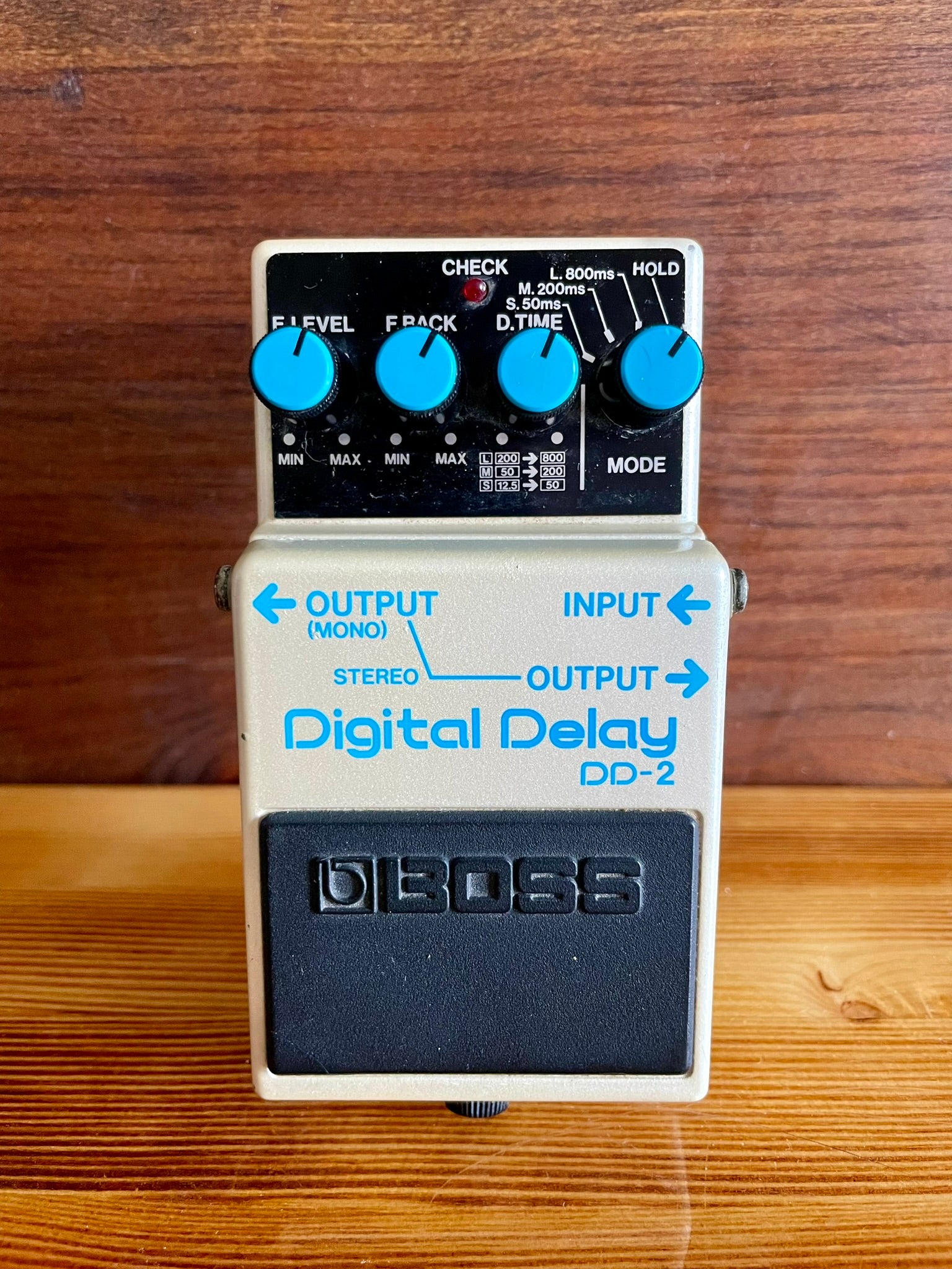Boss DD-2 Digital Delay (Blue Label) 1983 - 1986 – Herscheid and