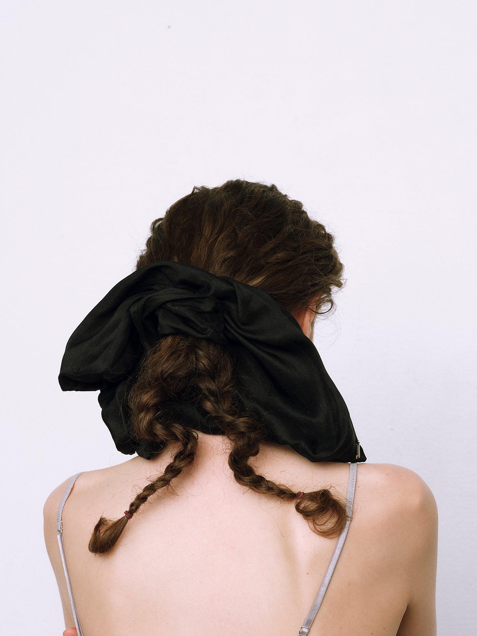 Silk Square Large Scrunchie – heyep