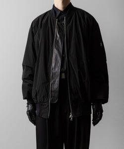 ssstein / シュタイン】WINDPROOF NYLON OVERSIZED FLIGHT JACKET