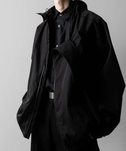 ssstein / シュタイン】WEATHER PROTECTION HOODED JACKET - BLACK