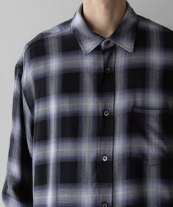 stein / シュタイン】OVERSIZED STANDARD SHIRT - PURPLE OMBRE | 公式