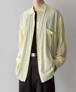 KANEMASA PHIL.】46G ARTISAN JERSEY SHIRT - YELLOW | 公式通販サイト