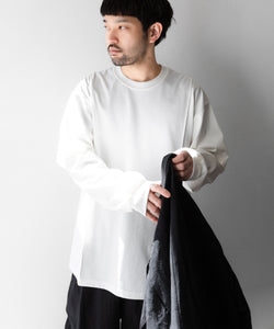 ssstein / シュタイン】OVERSIZED LAYERED SLEEVE TEE - WHITE | 公式