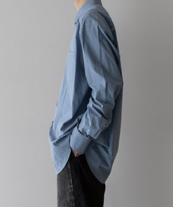 stein / シュタイン】OVERSIZED STANDARD SHIRT - BLUE | 公式通販