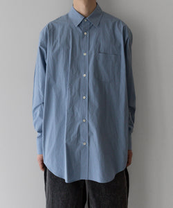 stein / シュタイン】OVERSIZED STANDARD SHIRT - BLUE | 公式通販