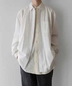 stein / シュタイン】OVERSIZED LAYERED SHIRT - OFF | 公式通販サイト