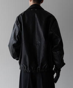 stein / シュタイン】LEATHER ZIP BLOUSON - BLACK | 公式通販サイト