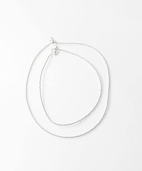 INTÉRIM / インテリム】TAXCO SILVER PAIR NECKLACE - SILVER | 公式